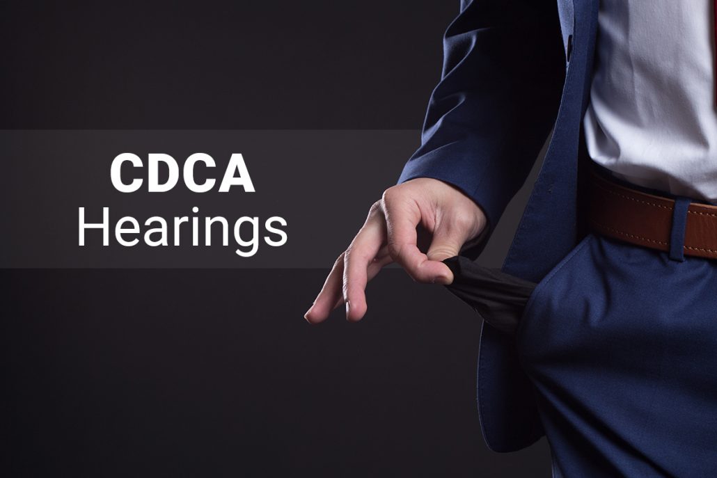 CDCA Hearings