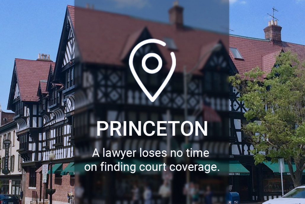 A Lawyer in Princeton Loses No Time on Finding Court Coverage