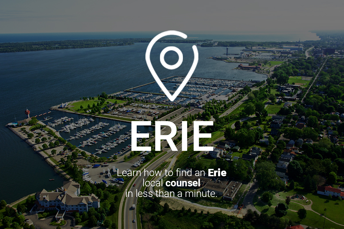 Learn How to Find an Erie Local Counsel in Less Than a Minute