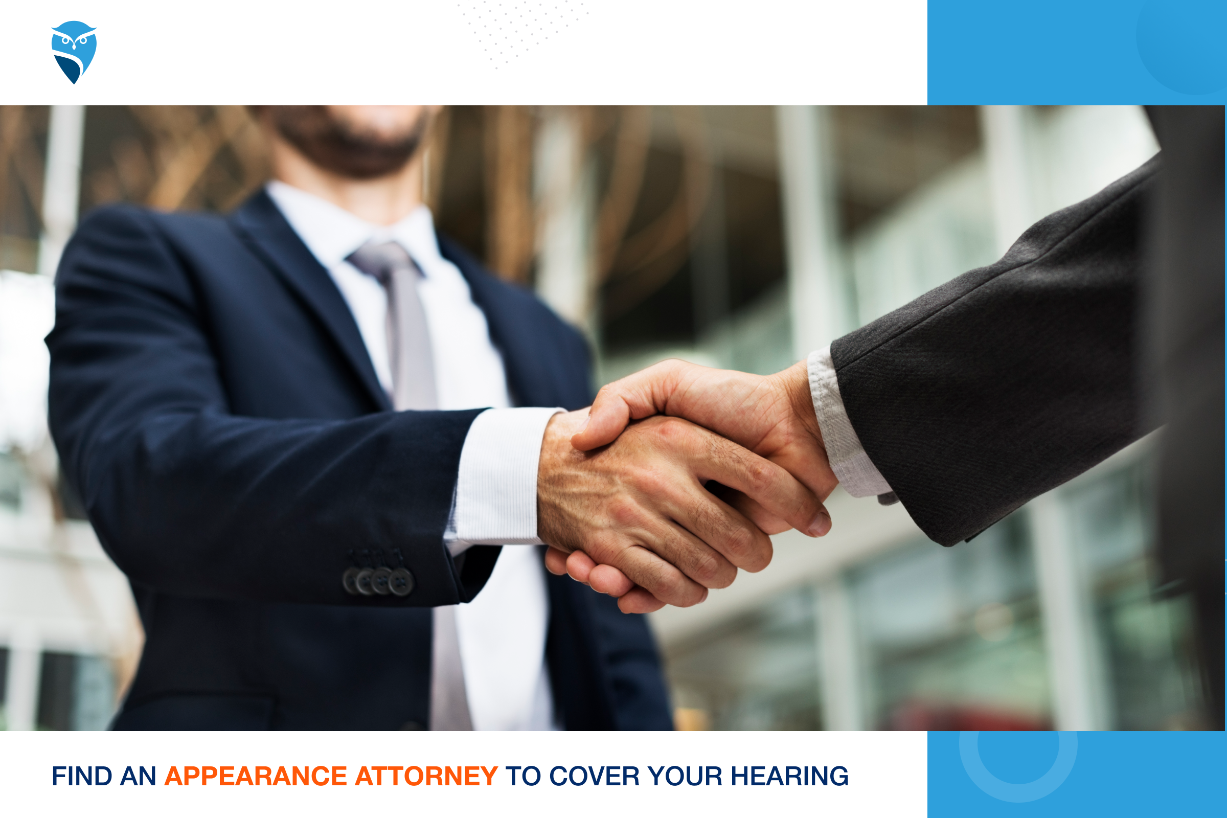 Find an Appearance Attorney to Cover your Hearing