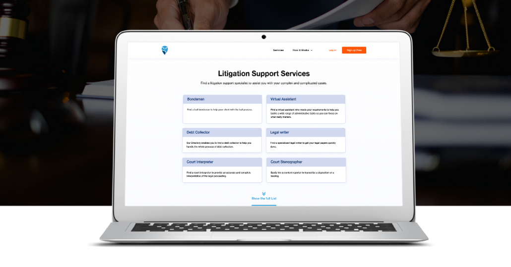 Find a Litigation Support Professional | The Directory by AppearMe